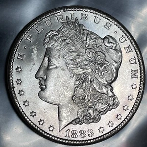 1883 CC MORGAN SILVER DOLLAR BU MS UNC UNCIRCULATED #117a - Picture 1 of 17