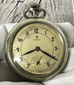 Antique Omega Pocket Watch Men's Swiss Chronometer 1900's Works great Rare - Picture 1 of 14