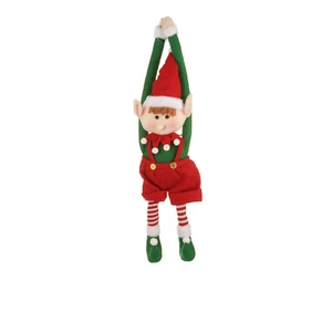 Elfo Natale pupazzo da appendere 74 cm multicolore Complementi d'arredo,Natale - Foto 1 di 4