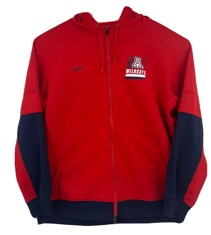 Arizona Wildcats Mens Nike Fleece Full Zip Hooded Jacket Size 2XL Red Cover