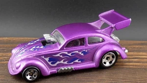 Hot Wheels 2014 Cool Classics 19/30 Volkswagen Drag Beetle Spectrafrost Purple - Picture 1 of 9