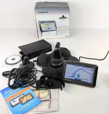 Garmin Nüvi 255W Mobile GPS Unit in box - tested and works great - Image 1 of 4