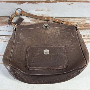 Coach Vintage 8A38 Shoulder Bag – Brown Genuine Leather – USA Made - Picture 1 of 11