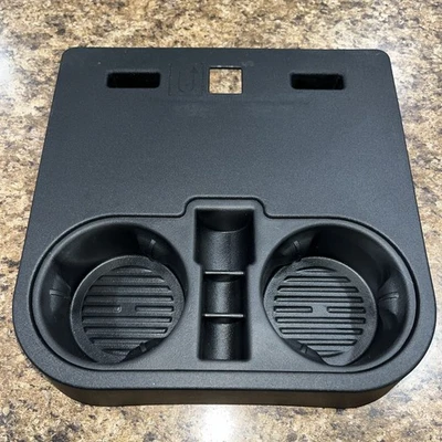 2017 FORD F-150 Ext Cab Pickup Center Console Lower Cup Holder HC3B-25600D00-BAW - Image 1 of 4