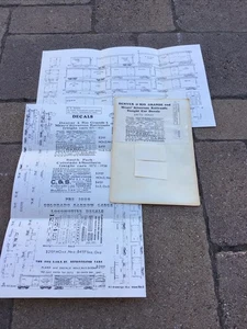 Vintage RARE RE SLOAN N Scale D&RGW Mear’s Silverton Freight Car Decals New - Picture 1 of 5