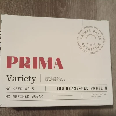 PRIMA ANCESTRAL PROTEIN BAR Grass Fed Protein Bars 7 Pk Animal Based Protein Bar - Image 1 of 2