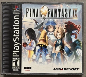 Final Fantasy IX 9 - Sony PlayStation 1, 2000 PS1 - Complete - Black Label - Picture 1 of 4