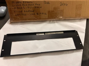 Placa frontal de estante Middle Atlantic AFACE3-2U - 2U negro cepillado anodizado - Uso - Imagen 1 de 8