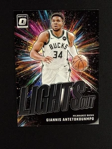 2024 - 2025 Panini Donruss Optic Giannis Antetokounmpo Lights Out #10 Bucks - Picture 1 of 2