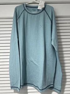 NWT J Crew Crewcuts Boys Long Sleeve T-Shirt - Light Blue - Size XL (12-14) - Picture 1 of 4