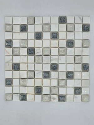 Industry Tile Natural Stone with crackled tile Mosaic ( 11 pc per case) 1504 - Image 1 of 4