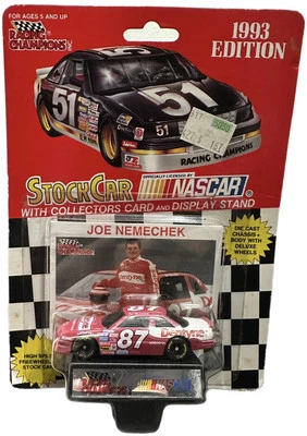Edición 1993 Racing Champions Joe Nemechek #87 NASCAR Stock Car escala 1:64 Foto 1 de 2