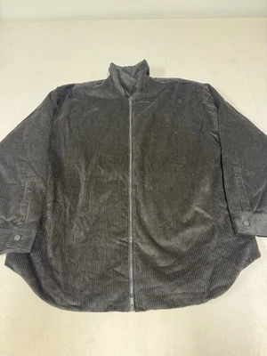 Fear of God Essentials Coat Mens M Brown Corduroy Oversized Slouchy Jacket SW2 - Image 1 of 4