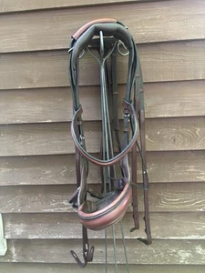 Tota Comfort Double Bridle Horse Size Brown With Reins - Picture 1 of 15