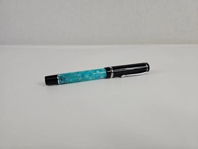 Conklin Duragraph перьевая ручка, бирюзовые ночи EF экстра тонкий б/у - Изображение 1 из 4