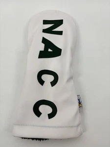 Cubierta para la cabeza del conductor de golf Sunfish nueva Albany Country Club NACC blanca verde - Imagen 1 de 1