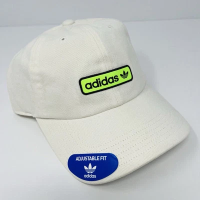 Adidas Originales Relajado Para Hombre Gorra Ajustable Correa Verde Neón Alt1 Foto 1 de 4