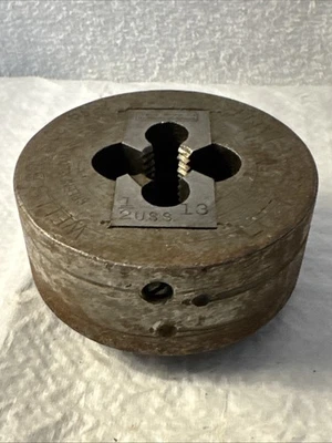 1/2" NC 13 Little Giant Pipe Threader Die Head 2 3/4" USA - Image 1 of 4