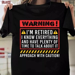 Funny Retirement Design Tee Gift For Men Women Retiree Retired Retire T-Shirt - Picture 1 of 6