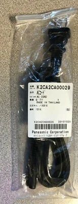 Panasonic K2CA2CA00029 AC Power Cord Genuine Panasonic OEM, Brand New - Image 1 of 2
