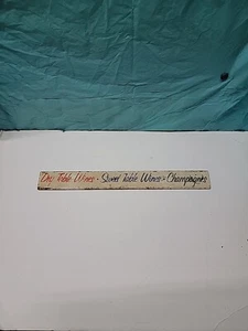 MOGEN DAVID WINE Corp. Metal Sign / Dry Table Wines/Sweet Table Wines/Champagnes - Picture 1 of 14