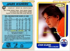 OPC 1986 JARI KURRI NHL EDMONTON OILERS SUPERSTAR MINT VINTAGE CARD #108