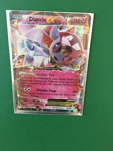 Pokemon Diancie EX 72/124 XY Fates Collide Ultra Rare Holo NM - Bild 1 von 2