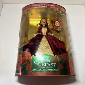 1997 New Disney Enchanted Holiday 🎁 Princess Belle Barbie Doll Special Edition - Picture 1 of 6