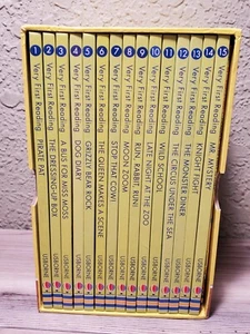 Usborne Very First Reading Box Set Complete 15 Hardcover Books & Parent Guide - Picture 1 of 4