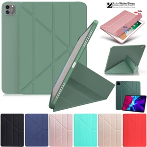 Schutzhülle Für iPad 5/6/7/8/9/10th Gen Air 3 4 5th Smart Case Tasche Flip Etui - Picture 1 of 39