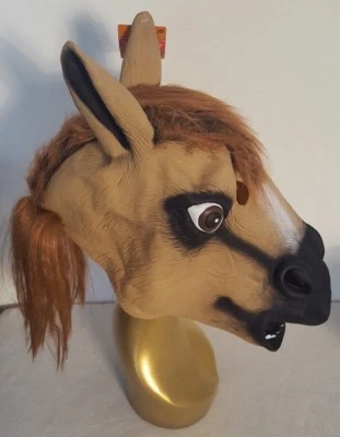 New Spooky Village CVS  Animal Mask HORSE Around Adult Mask - Image 1 of 4