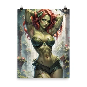 Póster de arte de pared de cómics de Hiedra Venenosa DC decoración impresa de villano de Gotham de alta calidad - Imagen 1 de 5