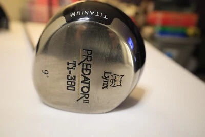 Lynx Predator II Ti-380 Titanium 9° Driver, Lynx Graphite Shaft w/ Head Cover - Image 1 of 4