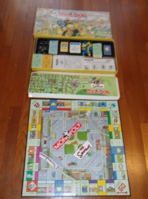 The Simpsons Monopoly Board Game Welcome to Springfield Missing 1 Token Blinky - Image 1 of 4
