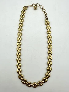 Vintage Gold Tone Snake Chain Necklace - Picture 1 of 4