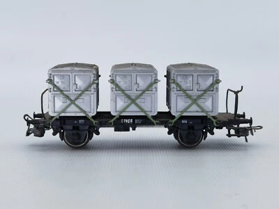 HO RIVAROSSI - Porte Conteneurs Modélisé SNCF/DB - Excellent Condition - 13# - Photo 1/4