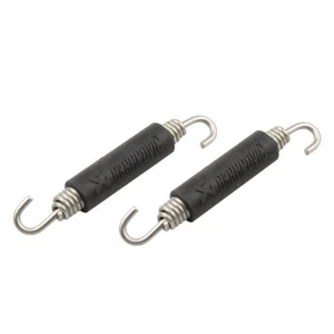 Stainless Steel Universal Motorcycle Muffler Exhaust Springs Hooks Front - Picture 1 of 8