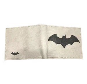 DC Comics Batman 4 tarjetas de identificación doble negra y gris con cremallera billetera de monedas ¡NUEVA! - Imagen 1 de 3