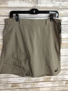 JACK WOLFSKIN Skirt Size Large Travel Skort Beige - Picture 1 of 8