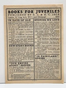 1915 Circular Books for Juveniles Published by T.C. & E.C. Jack of London - Picture 1 of 6