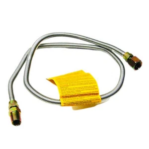 Easyflex EFGC-012-SS-1415-48 Stainless Gas Connector 3/4" MIP x 3/4" FIP x 48" L - Picture 1 of 1