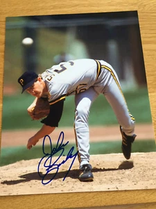 Pirates John Smiley signed 8x10 WCOA  - Picture 1 of 2