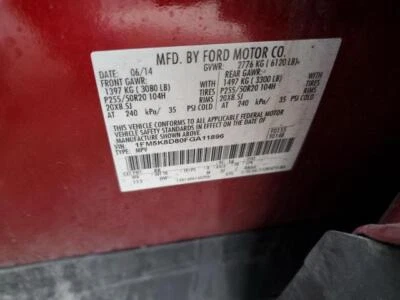 Espejo retrovisor derecho usado se adapta a: Ford Explorer Power 2015 eléctrico plegable pintado calor Foto 1 de 4