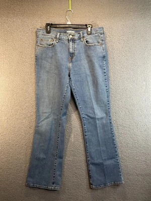 Levis 515 Bootcut Mujer Talla 12M Tiro Medio Azul Denim Elastizado Bota Informal Foto 1 de 4