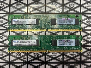 Samsung 512MB RAM Memory Model 1RX8 PC2-5300U-555-12-ZZ Lot of 2 - Picture 1 of 1