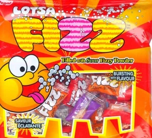 Lotsa Fizz Wrapped Candies 4 LB Bulk Vending Fruit Hard Candy - Picture 1 of 5