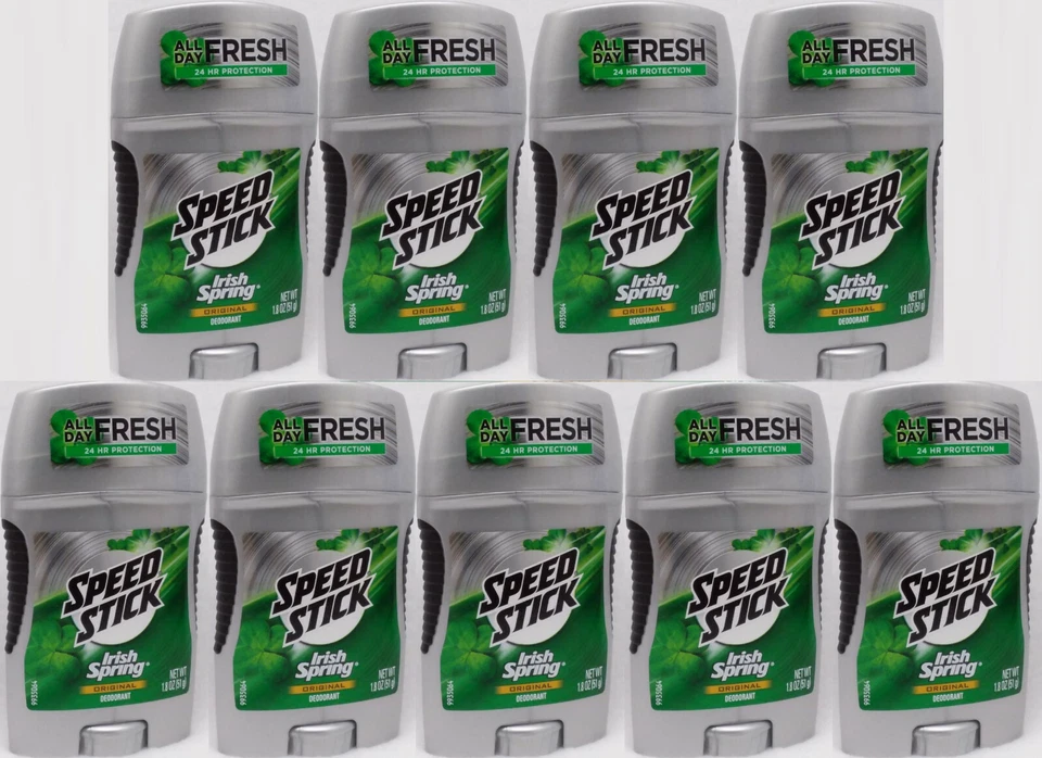 9 Speed Stick IRISH CREAM ORIGINAL Antiperspirant Deodorant 1.8 oz ea - image 1 of 1