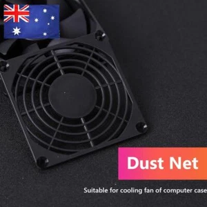 120mm PC Case Fan Dust Filter Screen Plastic Dustproof Grills for Desktop - Afbeelding 1 van 13