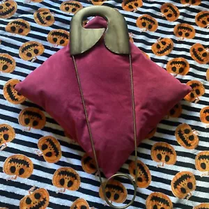 Giant Metal Baby Diaper Safety Pin Wall Hang Bag Coat Rack Nursery Decor 26in - Picture 1 of 5