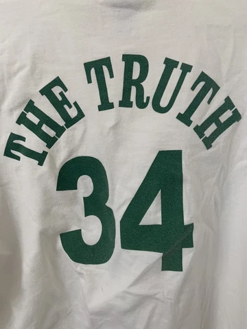 VINTAGE PAUL PIERCE THE TRUTH BOSTON CELTICS NBA BASKETBALL TSHIRT SIZE XL Cover